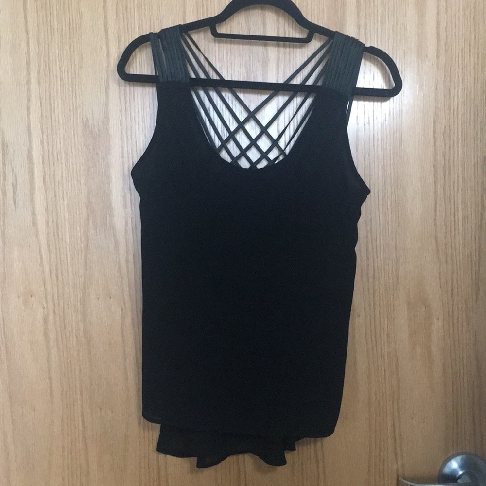 Naked Zebra Black with Faux Leather Detail on Back